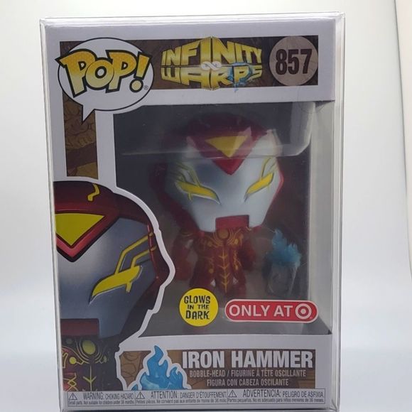 Funko Infinity Warps Iron Hammer 857 Funko Pop Glow in dark